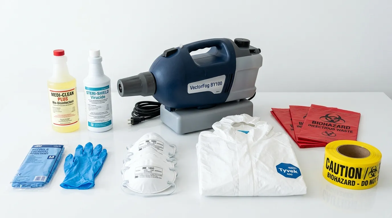 Professional biohazard remediation crew working in Cedar Park